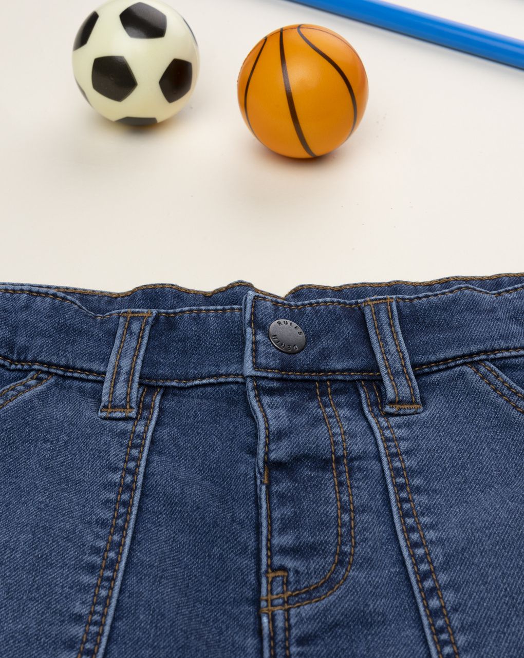 Pantalone denim bambino dinosauro