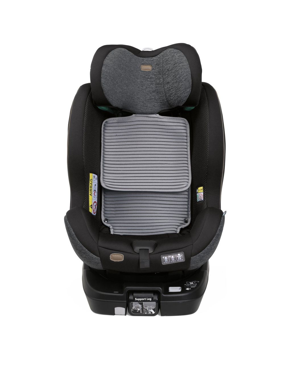 Seggiolino seat3fit air (40-125 cm) black melange - chicco
