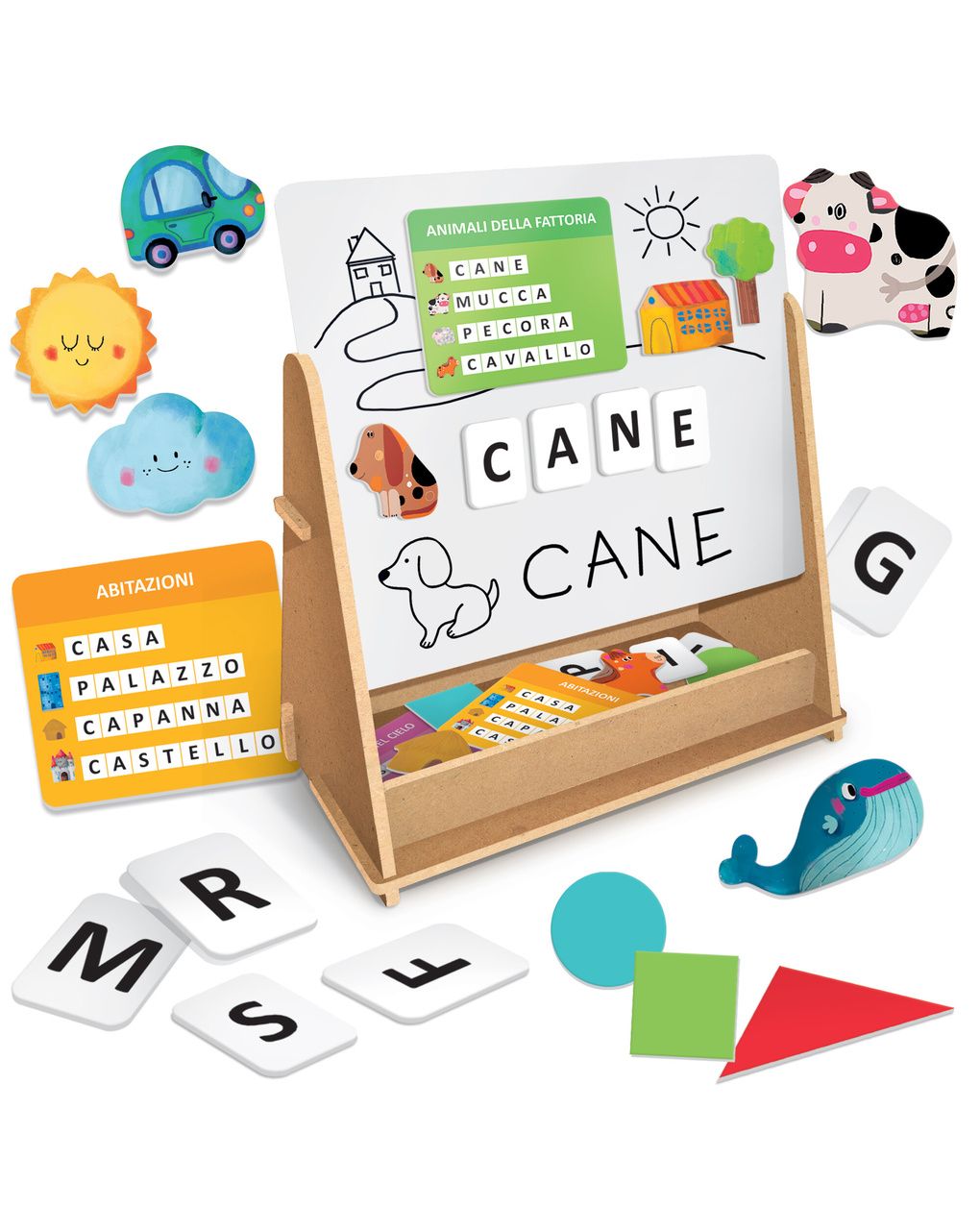 Lavagna didattica montessori -3+