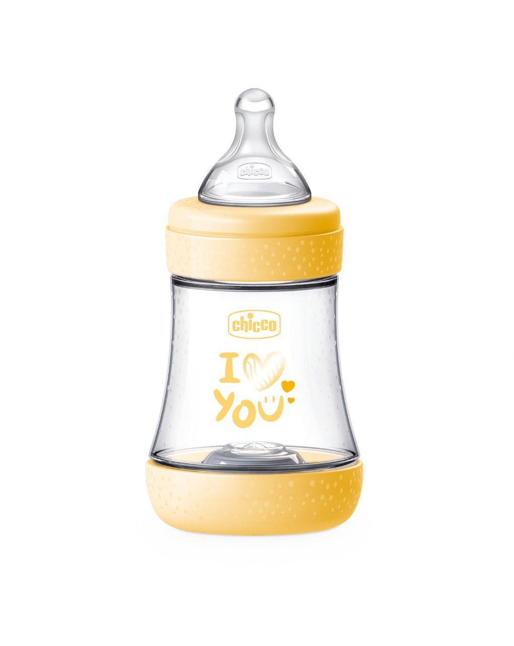 Biberon perfect5 neutro 150ml in silicone 1 foro - chicco