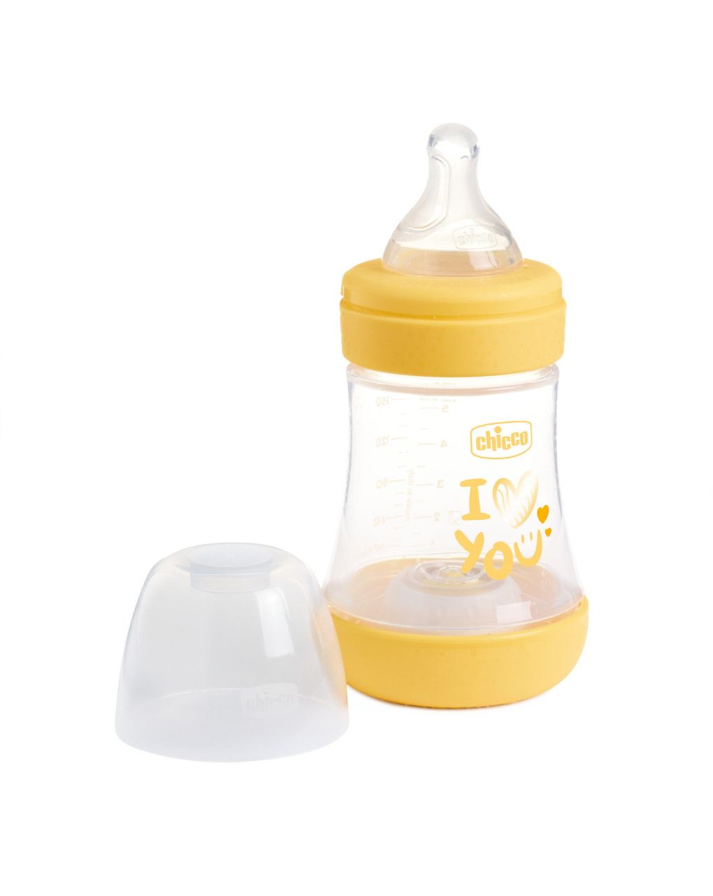 Biberon perfect5 neutro 150ml in silicone 1 foro - chicco
