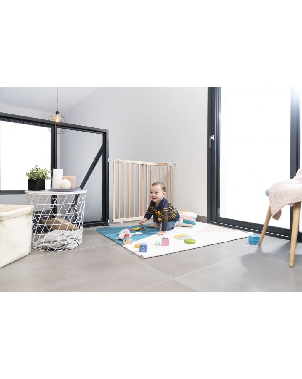 Deco pop cancelletto legno naturale babymoov - badabulle