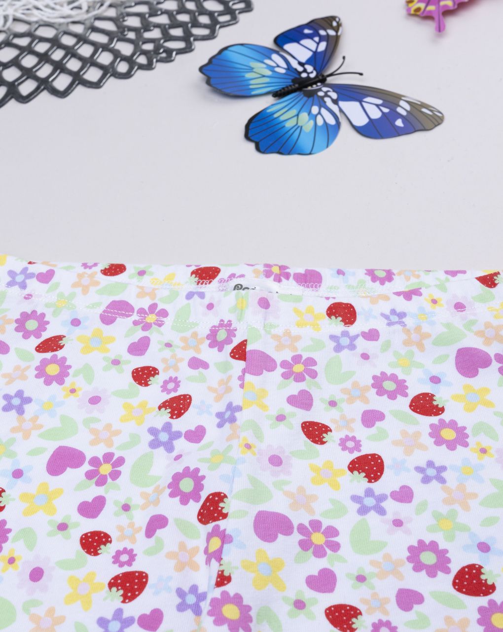 Legging bimba colorato allover