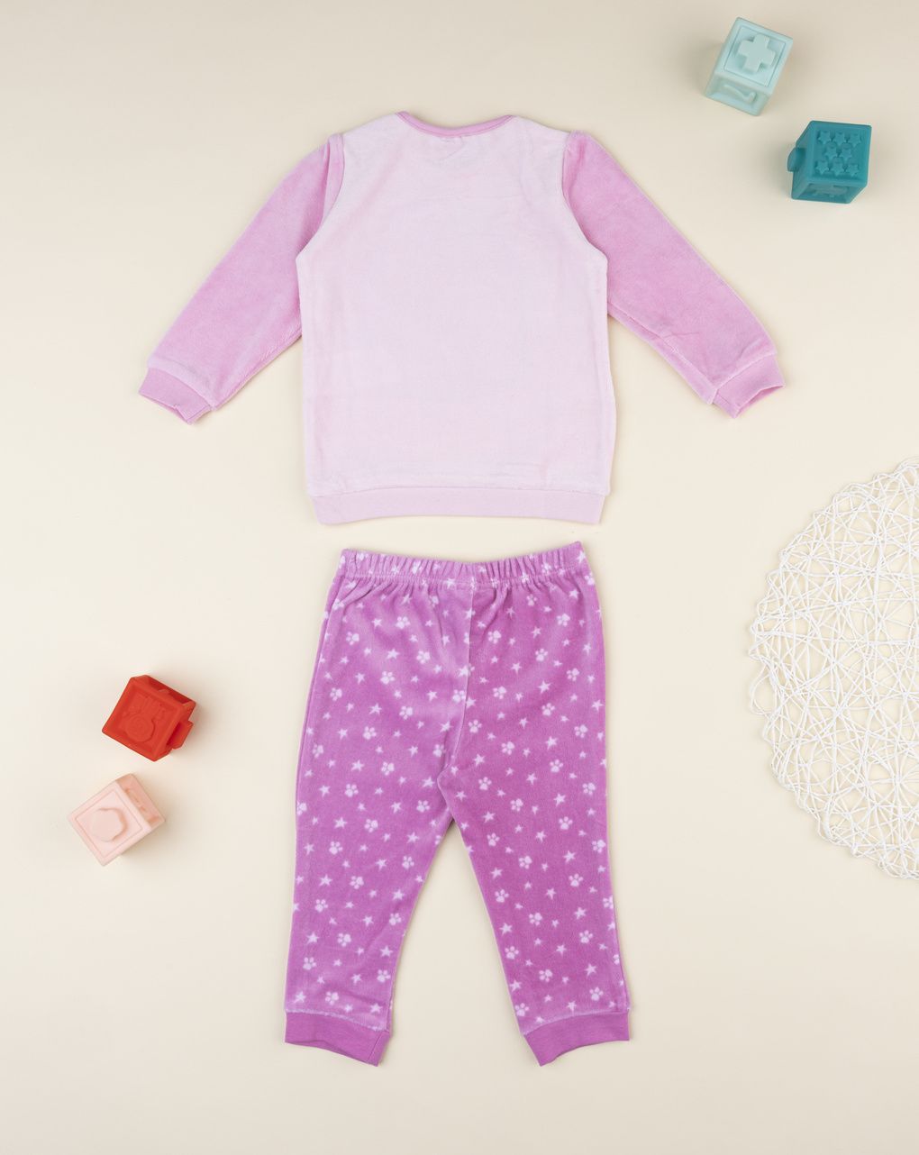 Pigiama bimba in pile paw patrol