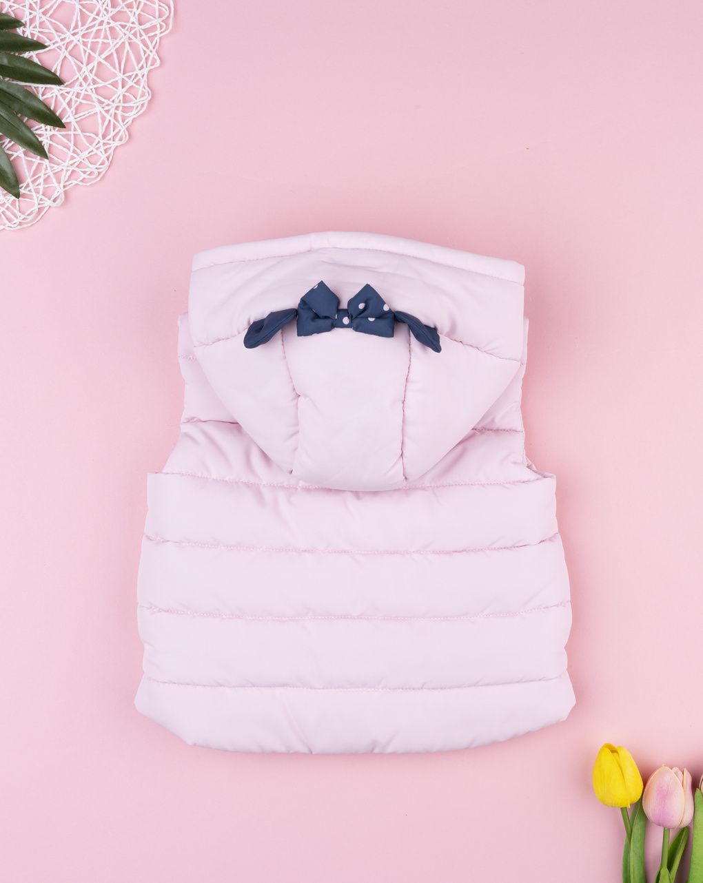 Gilet imbottito rosa bimba minnie