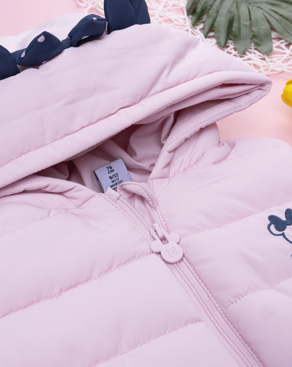 Gilet imbottito rosa bimba minnie