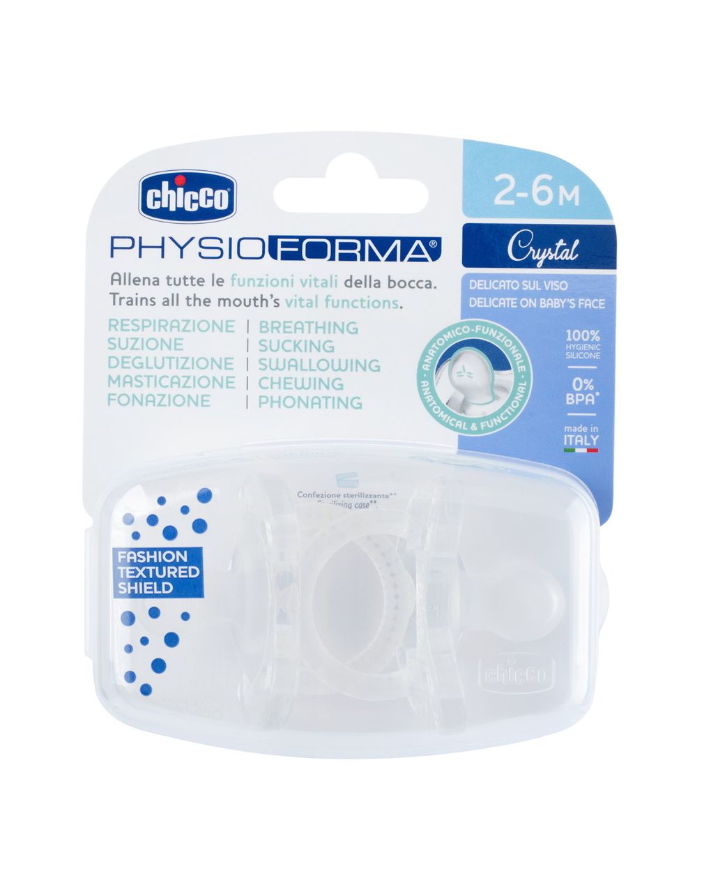 Gommotto crystal 2-6m 2 pz - chicco