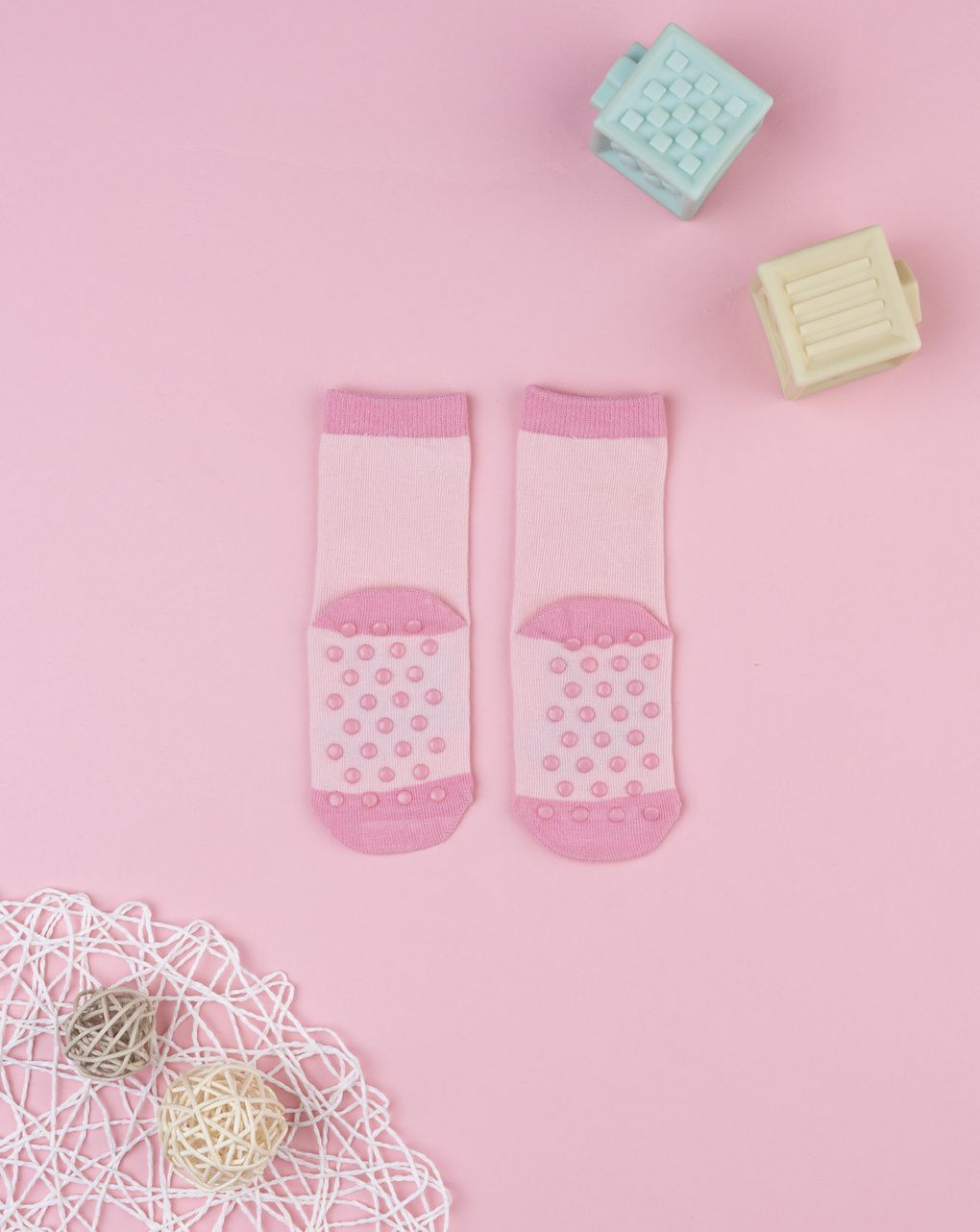 Antiscivolo bimba rosa coniglietto