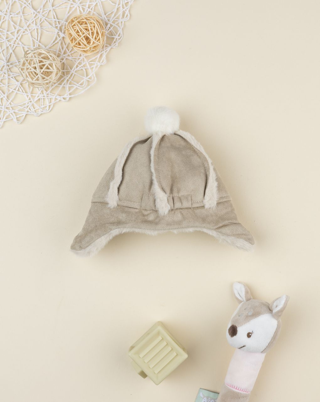 Cappello neonato orsetto