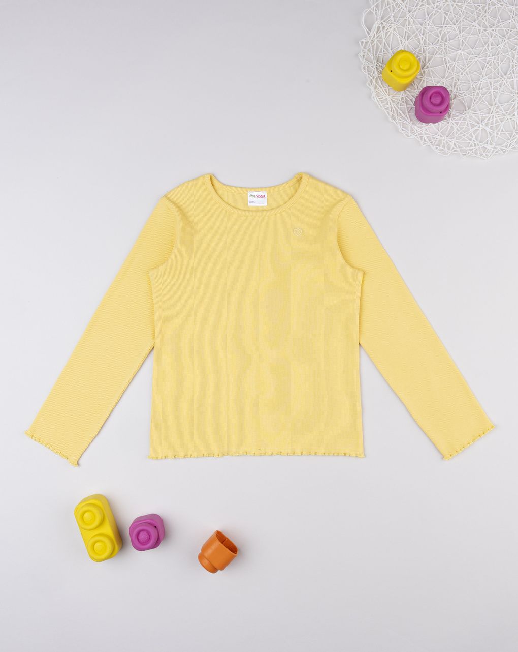 T-shirt bambina gialla