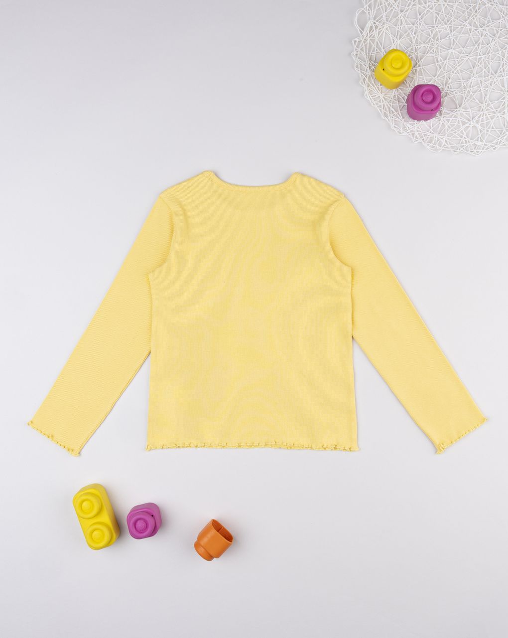 T-shirt bambina gialla