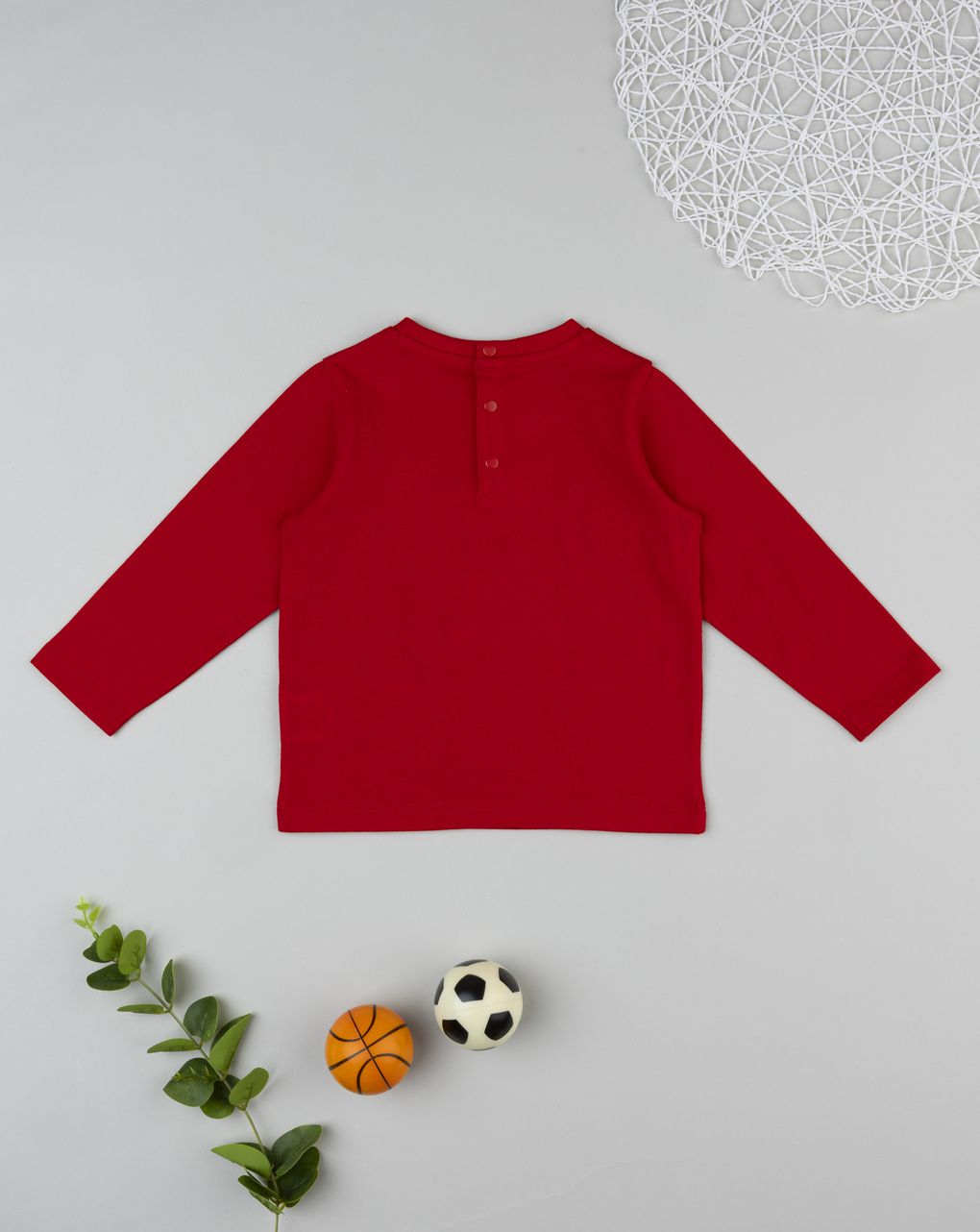 T-shirt bimbo rossa "play time"