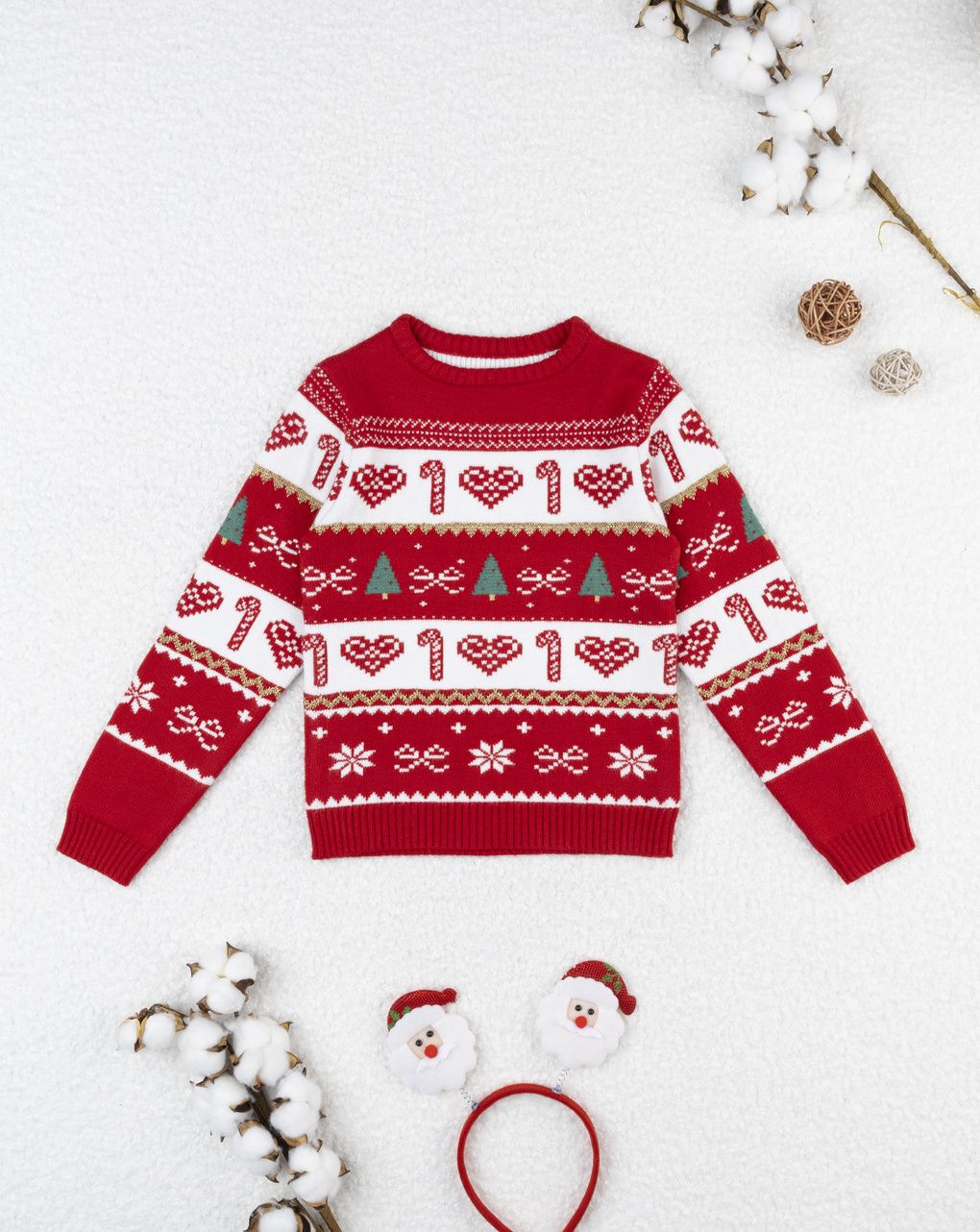 Maglione tricot natale bambina