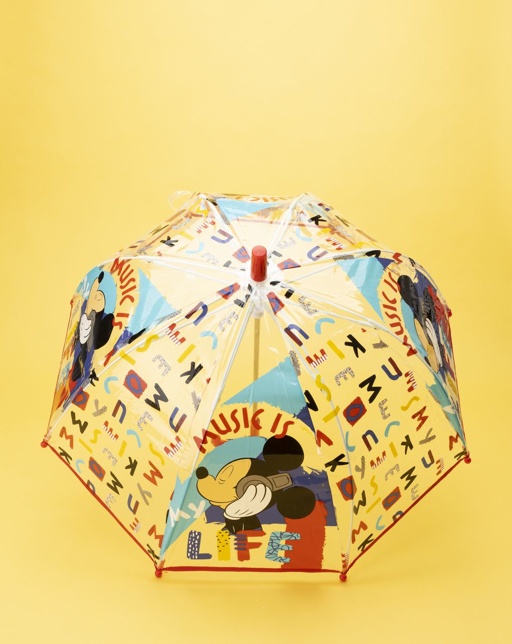 Ombrello pioggia bambino disney topolino