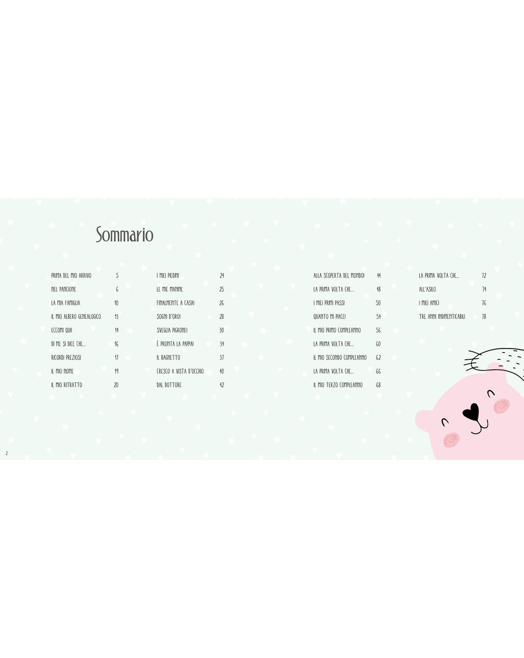 Album dei miei primi tre  – 0+ mesi – unisex