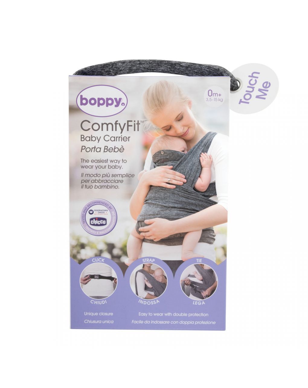 Portabebè comfyfit grigio - boppy