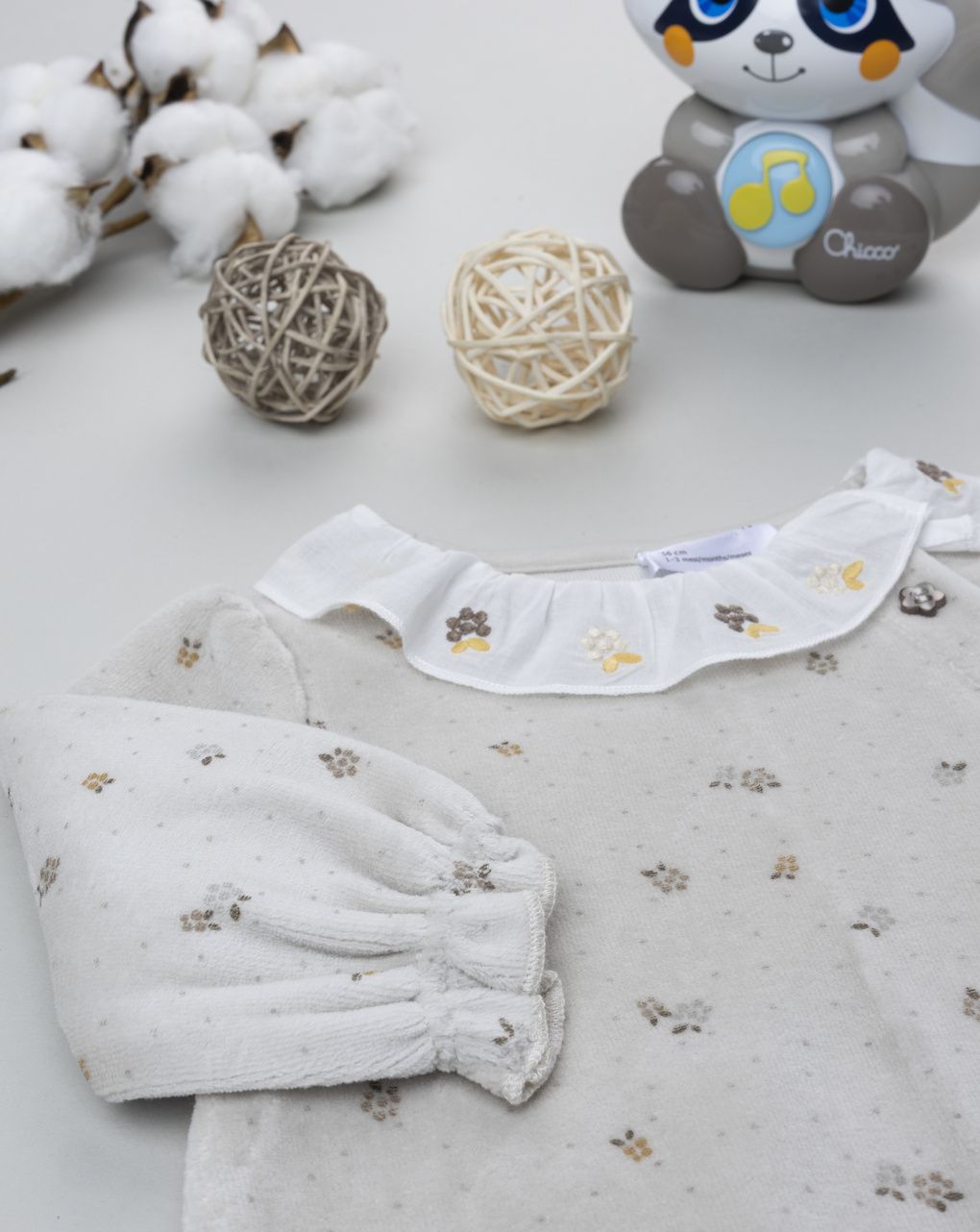 Tutina neonata ciniglia wood