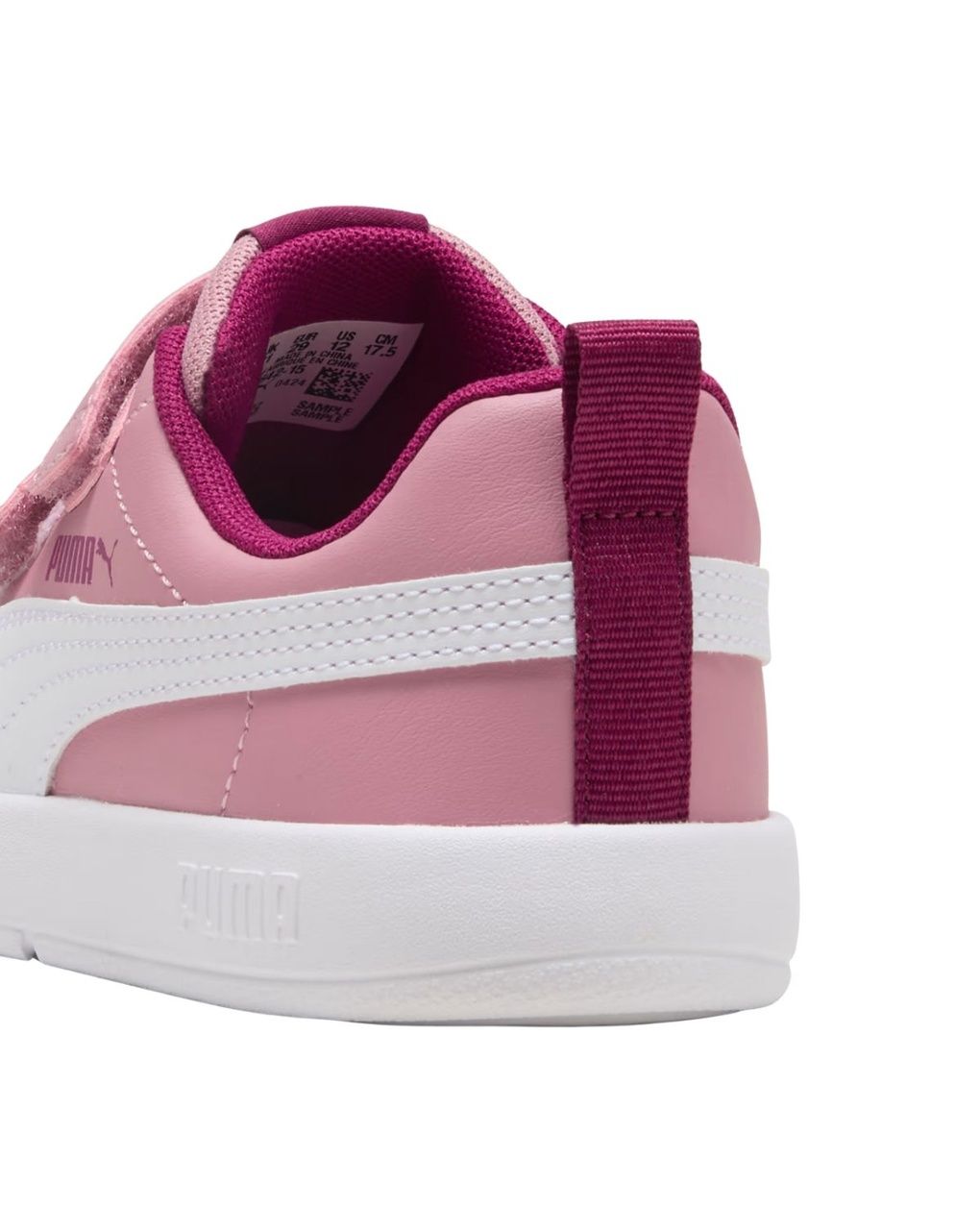 Sneakers puma bimba rosa/bianco
