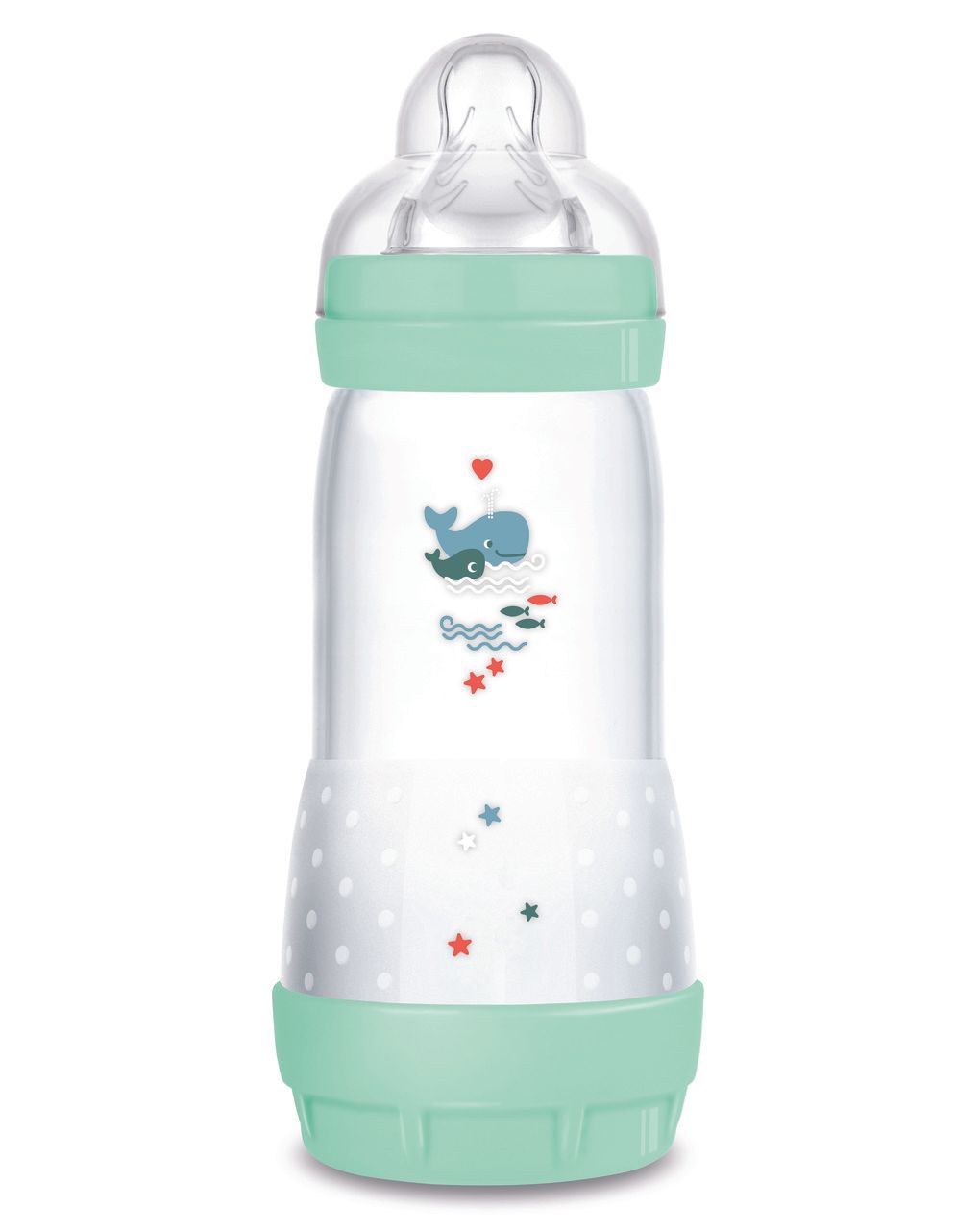 Biberon easy start 320ml bio-circolare conf. singola verde - mam