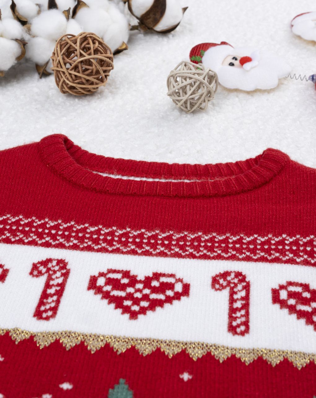 Maglione tricot natale bambina