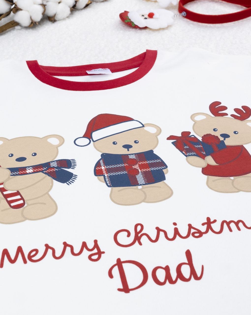 Pigiama famiglia natalizio papà orsetti
