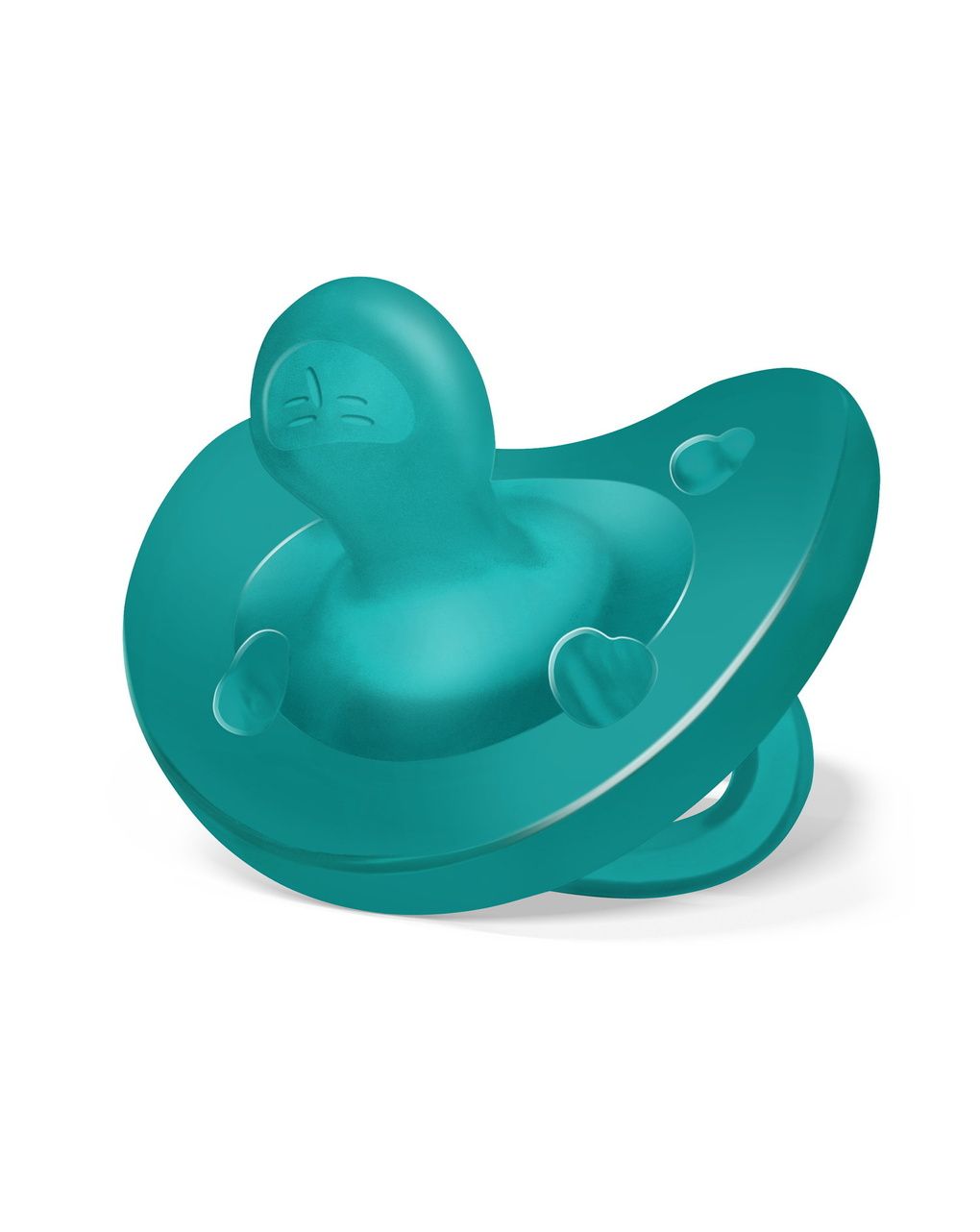 Gommotto physioforma blu/verde in silicone 2 pezzi| 16-36 mesi - chicco