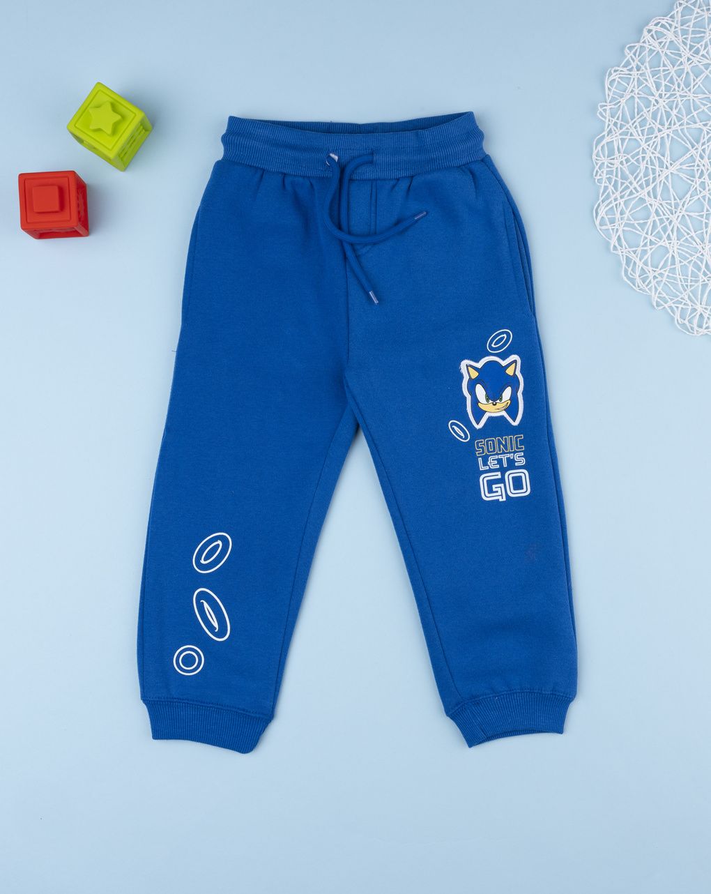 Pantaloni blu bambino sonic