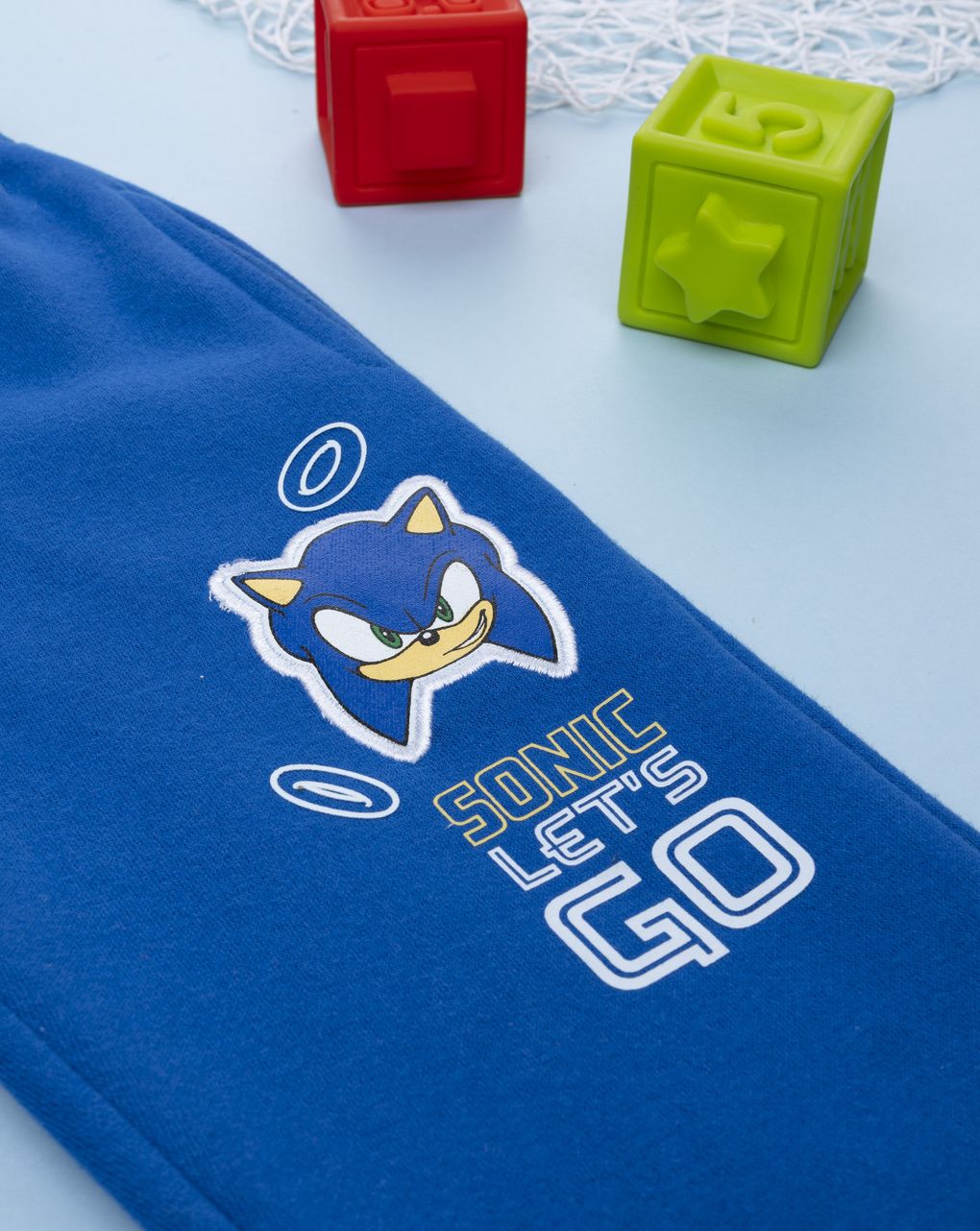 Pantaloni blu bambino sonic