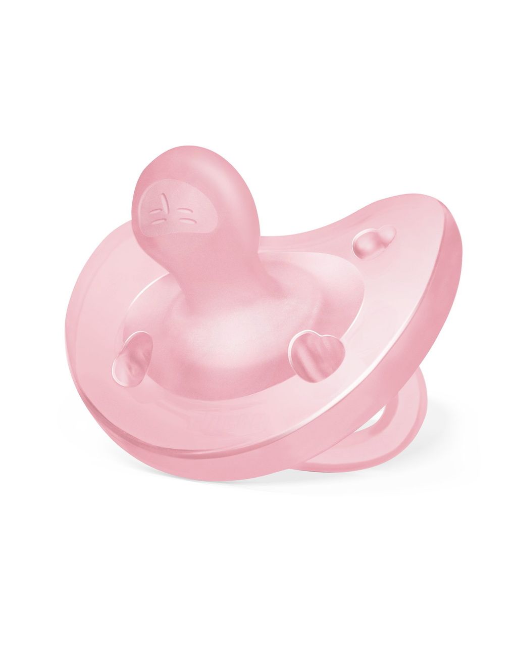 Gommotto physioforma rosa in silicone 2 pezzi | 6-16 mesi - chicco
