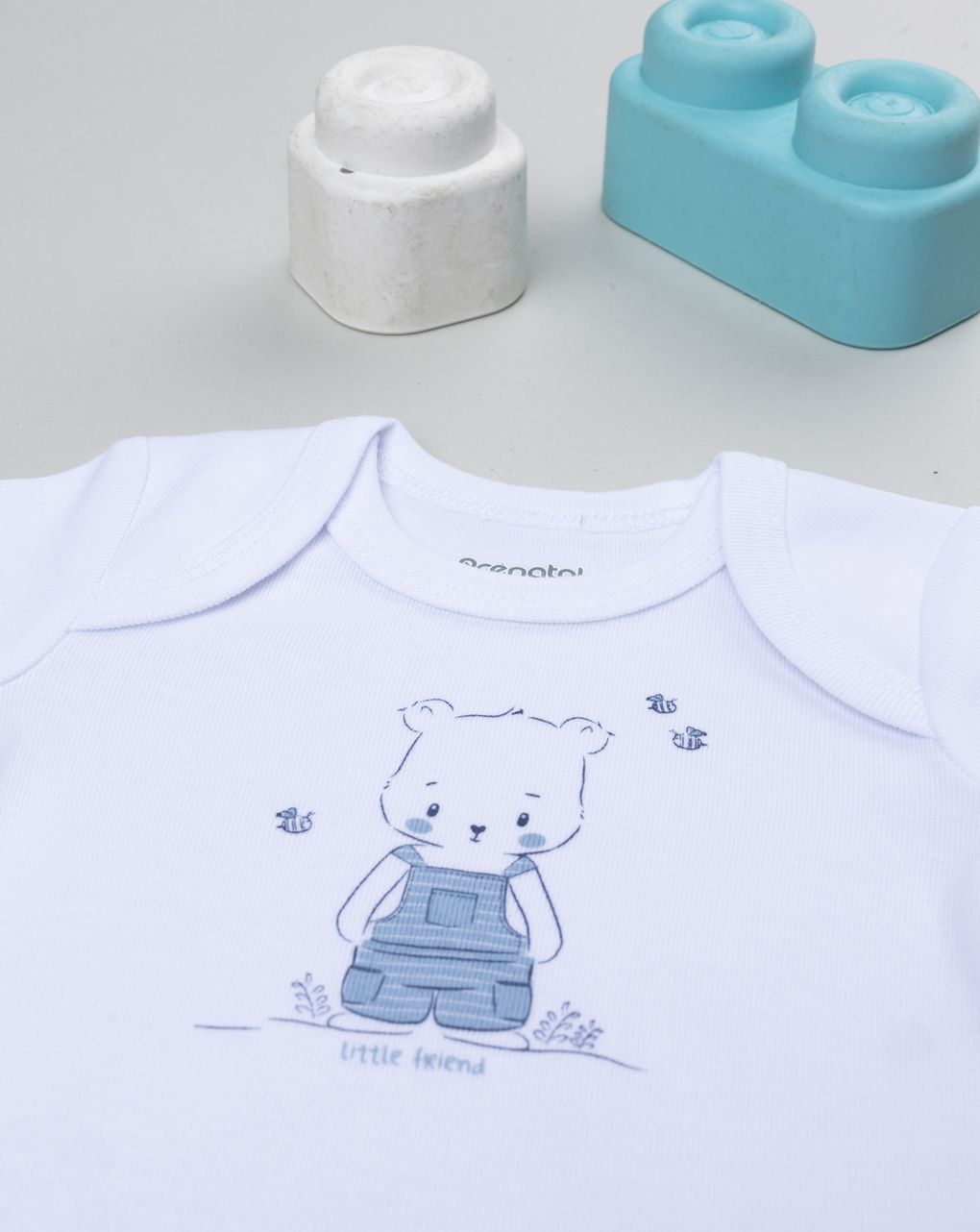 Body mezza manica bimbo orsetto