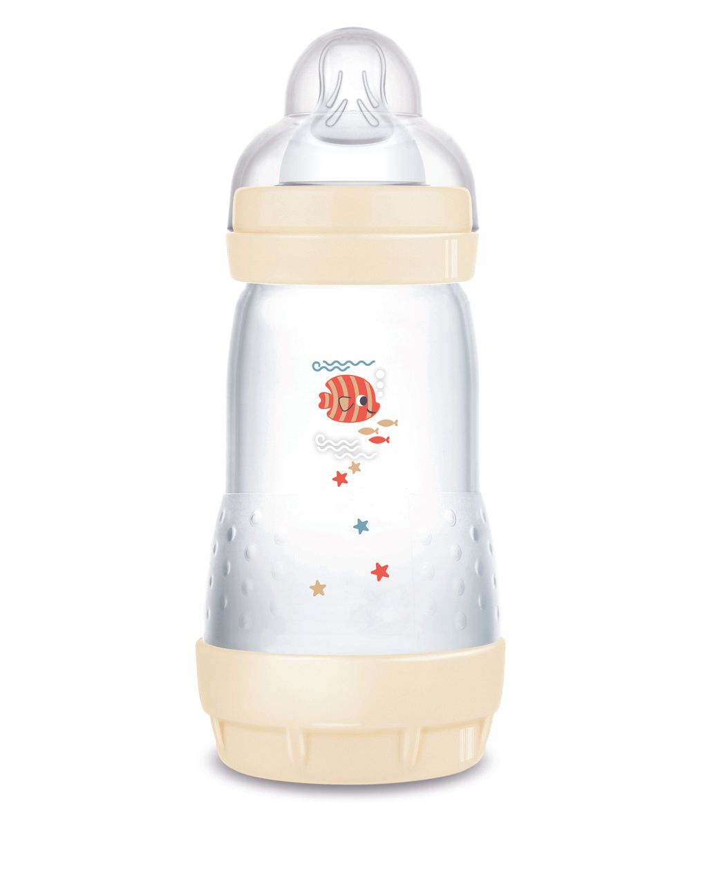 Biberon easy start 260ml bio-circolare conf. singola beige - mam