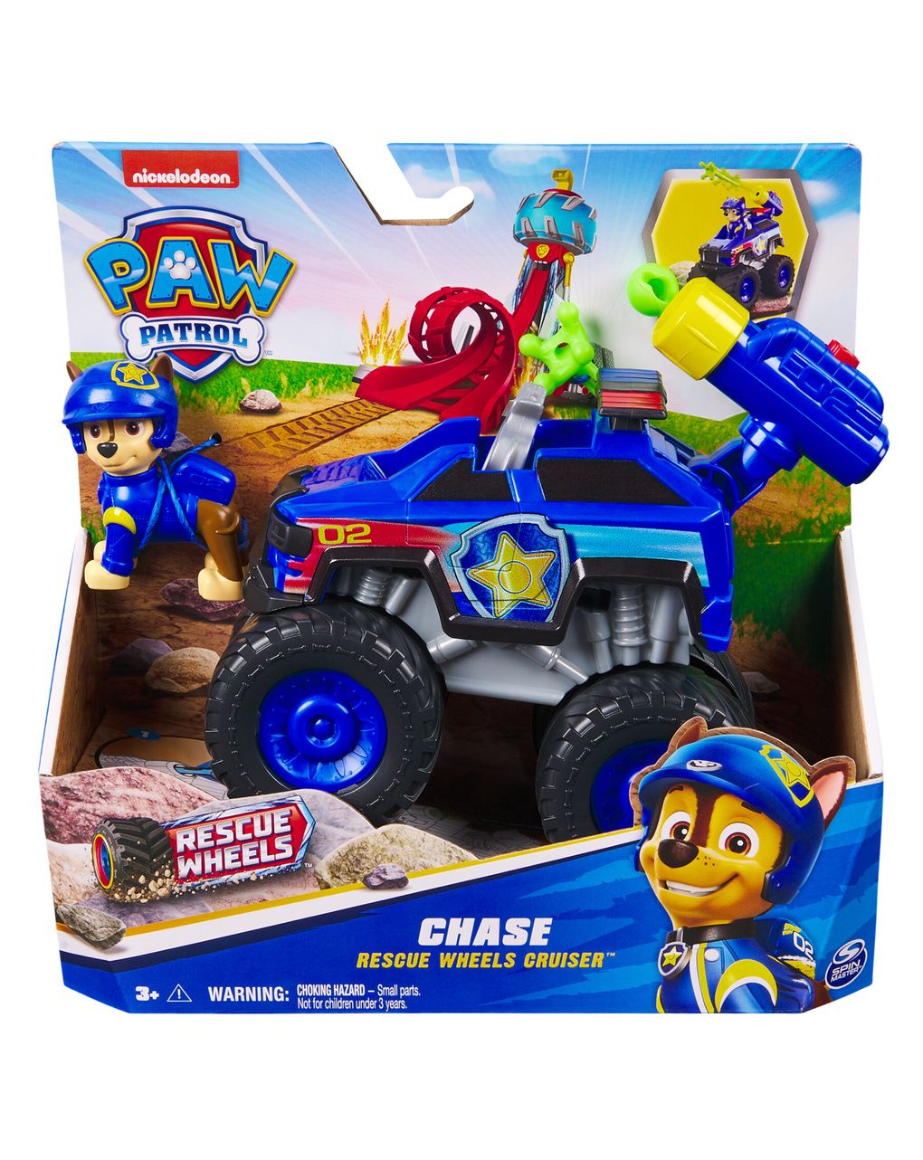 Paw patrol: rescue wheels, auto polizia di chase