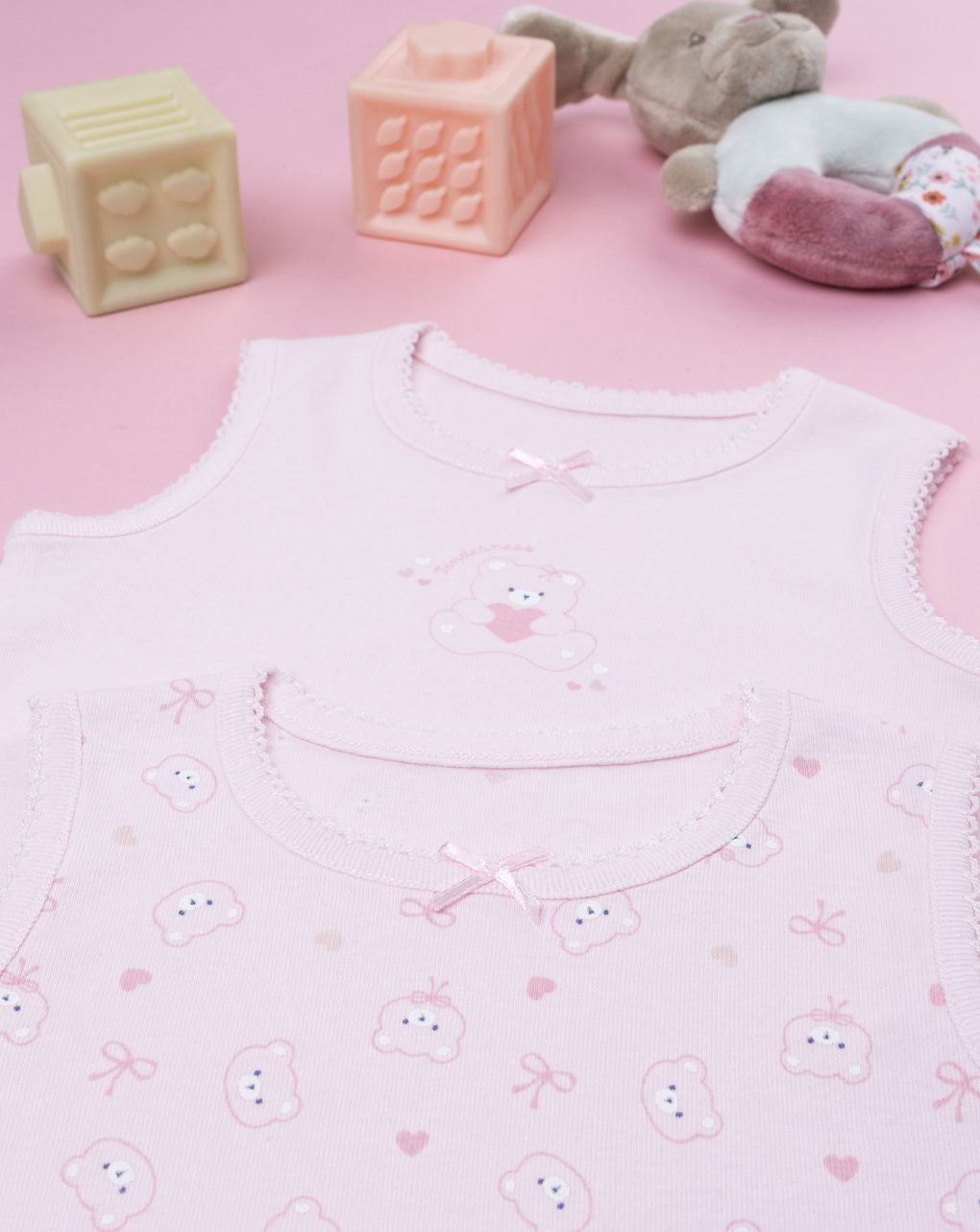 Pack 2 body bimba orsi rosa