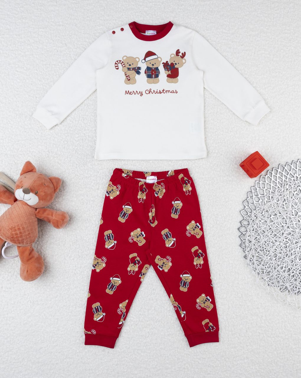 Pigiama famiglia natalizio bimbo orsetti
