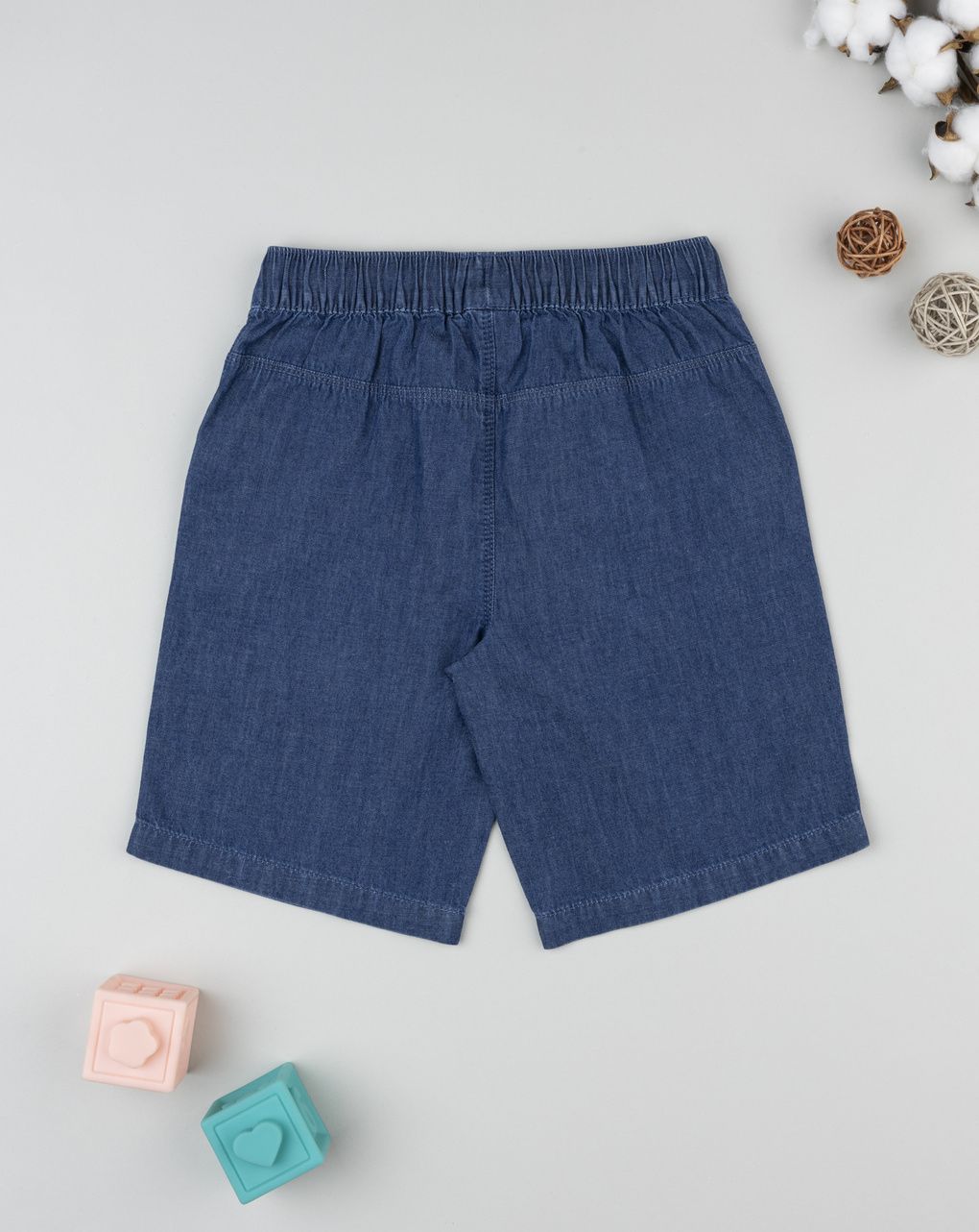 Shorts bambino blu scuro