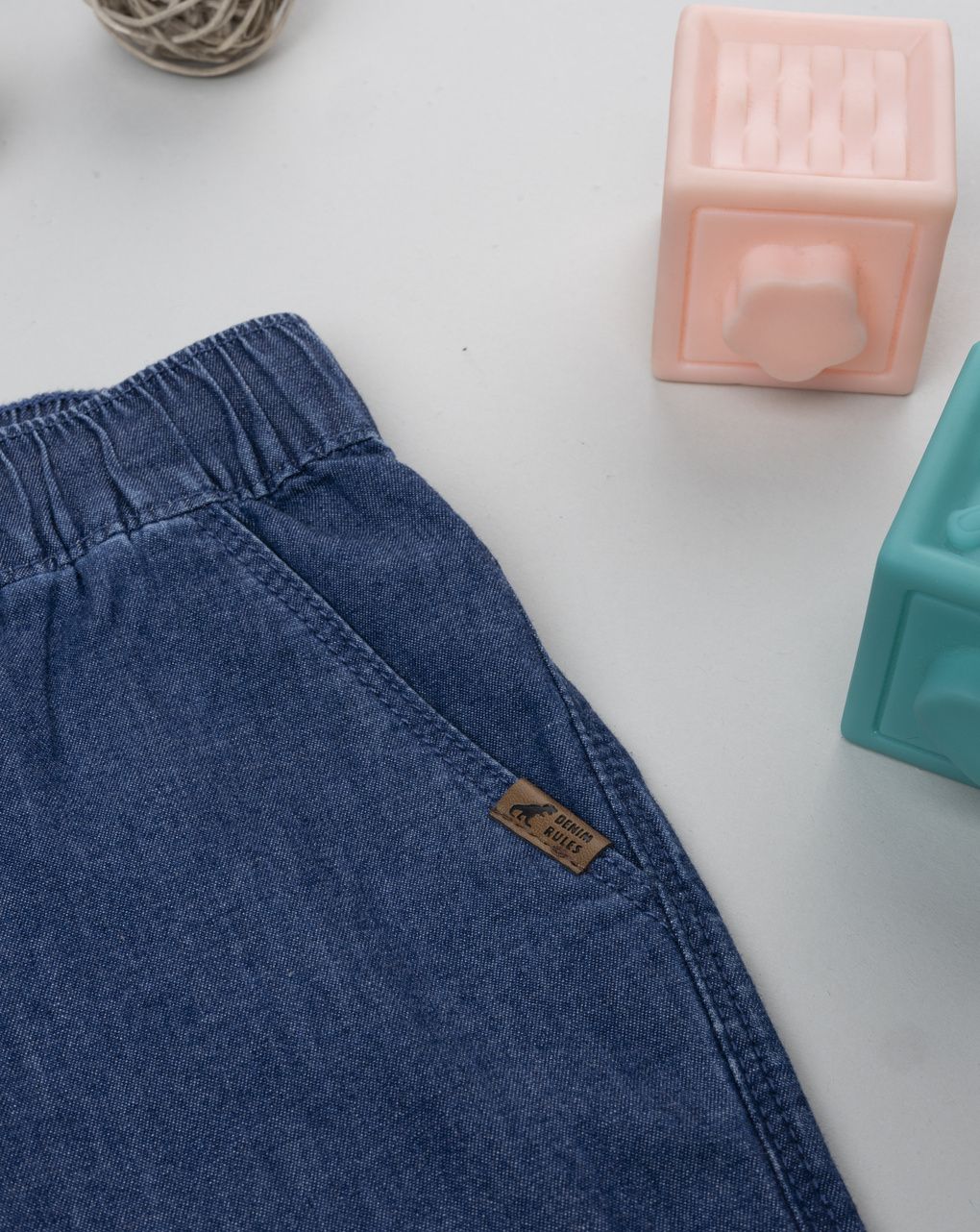 Shorts bambino blu scuro