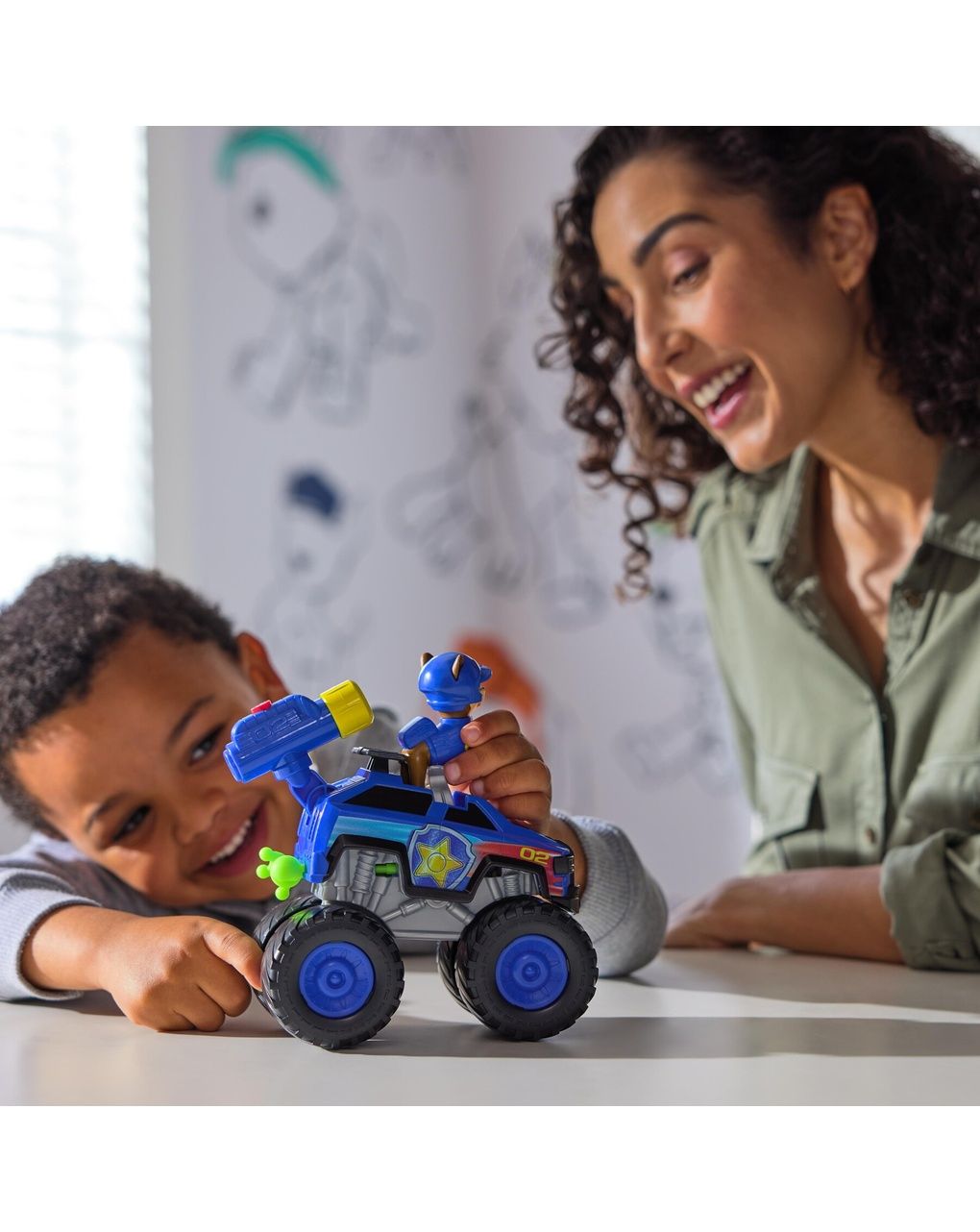 Paw patrol: rescue wheels, auto polizia di chase