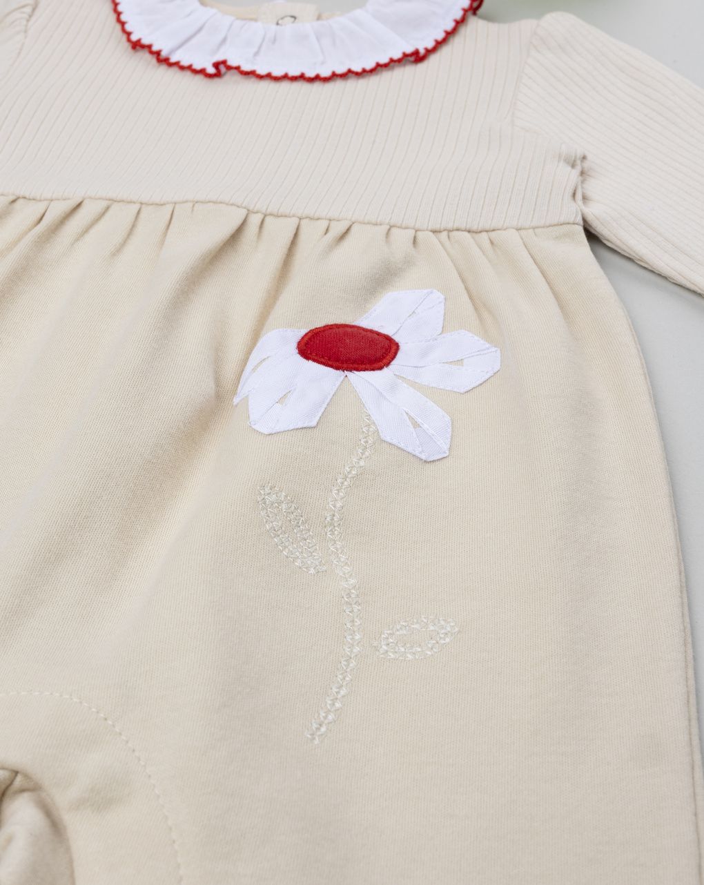 Tutina neonata beige coste