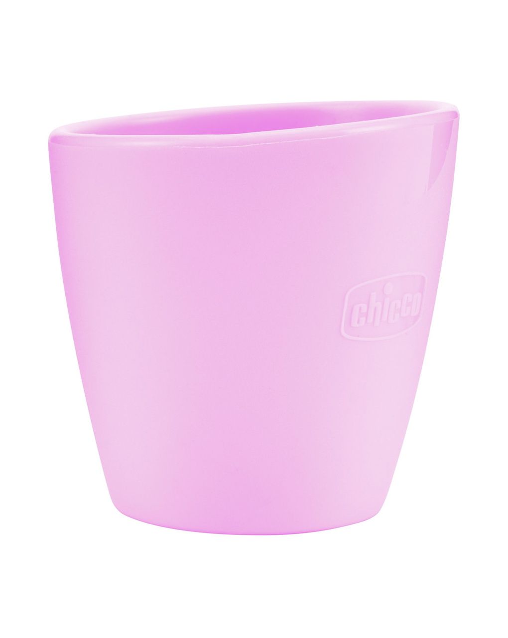 Bicchiere in silicone rosa - chicco
