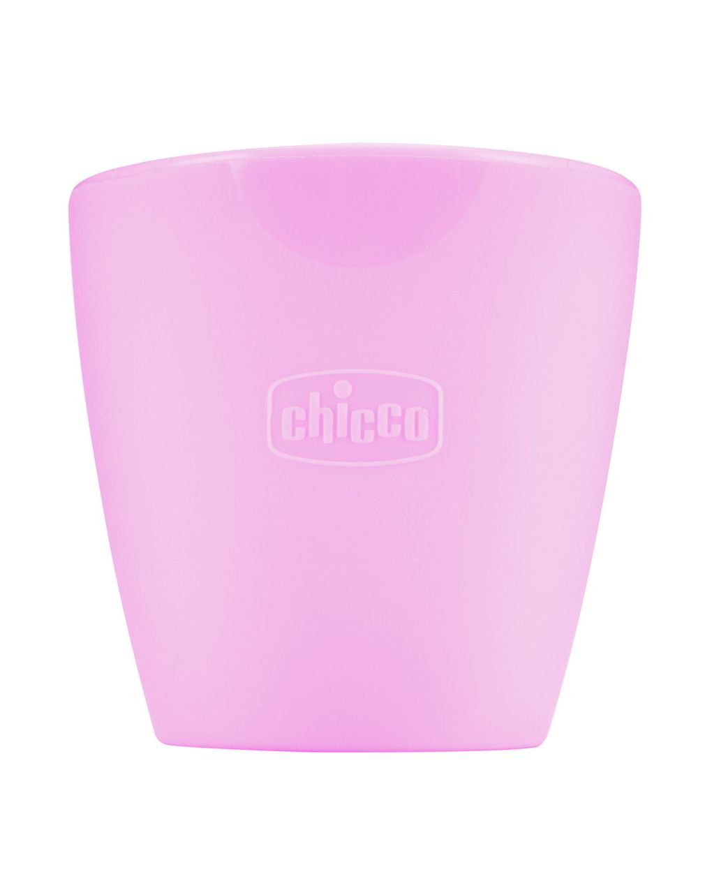 Bicchiere in silicone rosa - chicco
