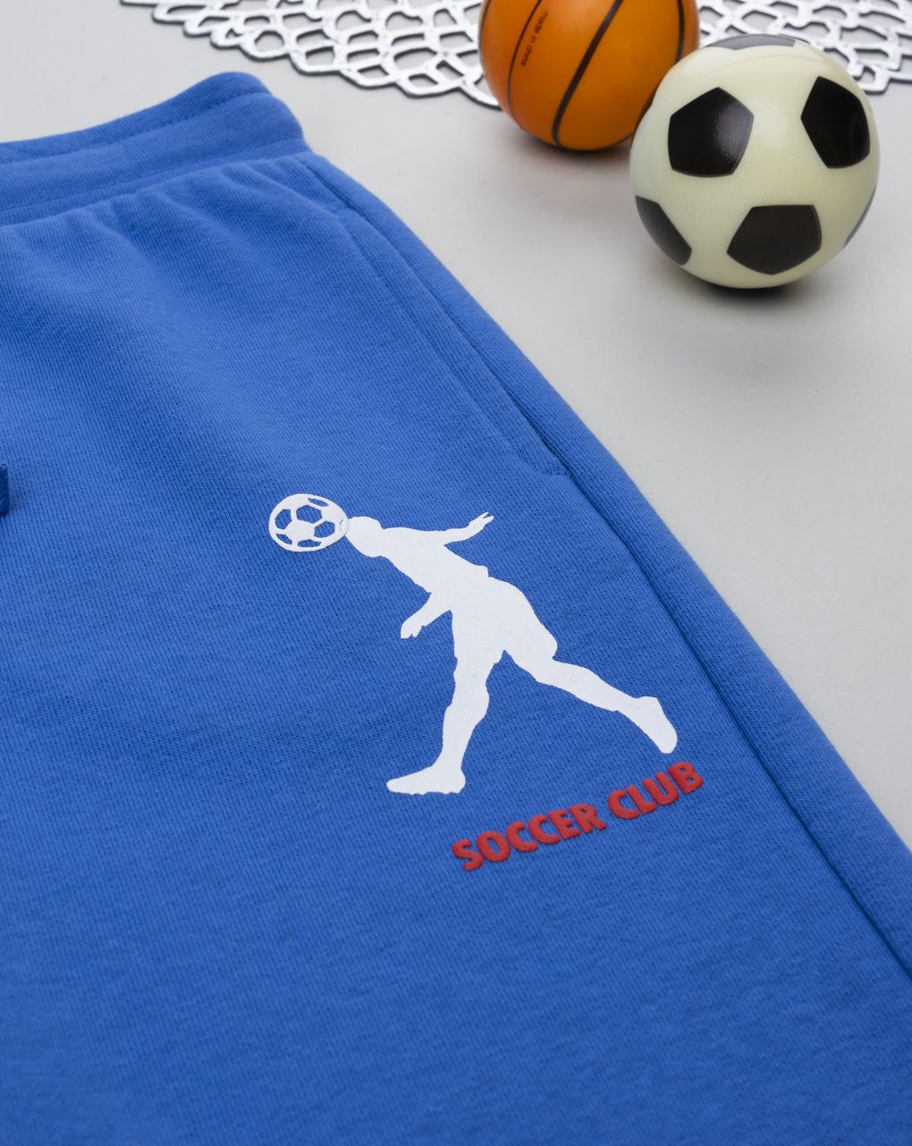 Pantaloni bambino bluette stampa