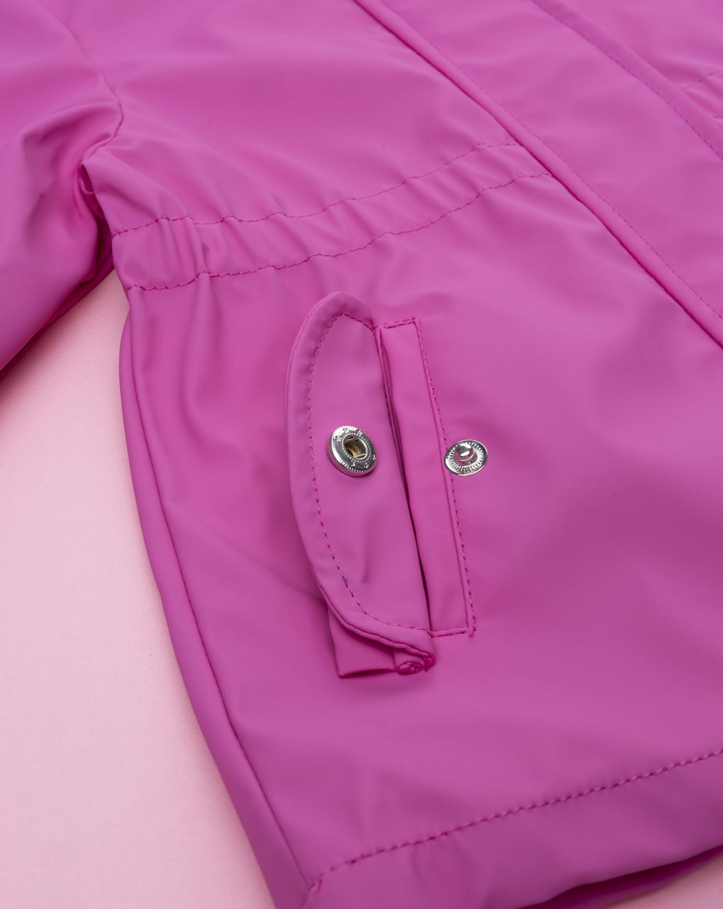 Giacca cerata fucsia bimba