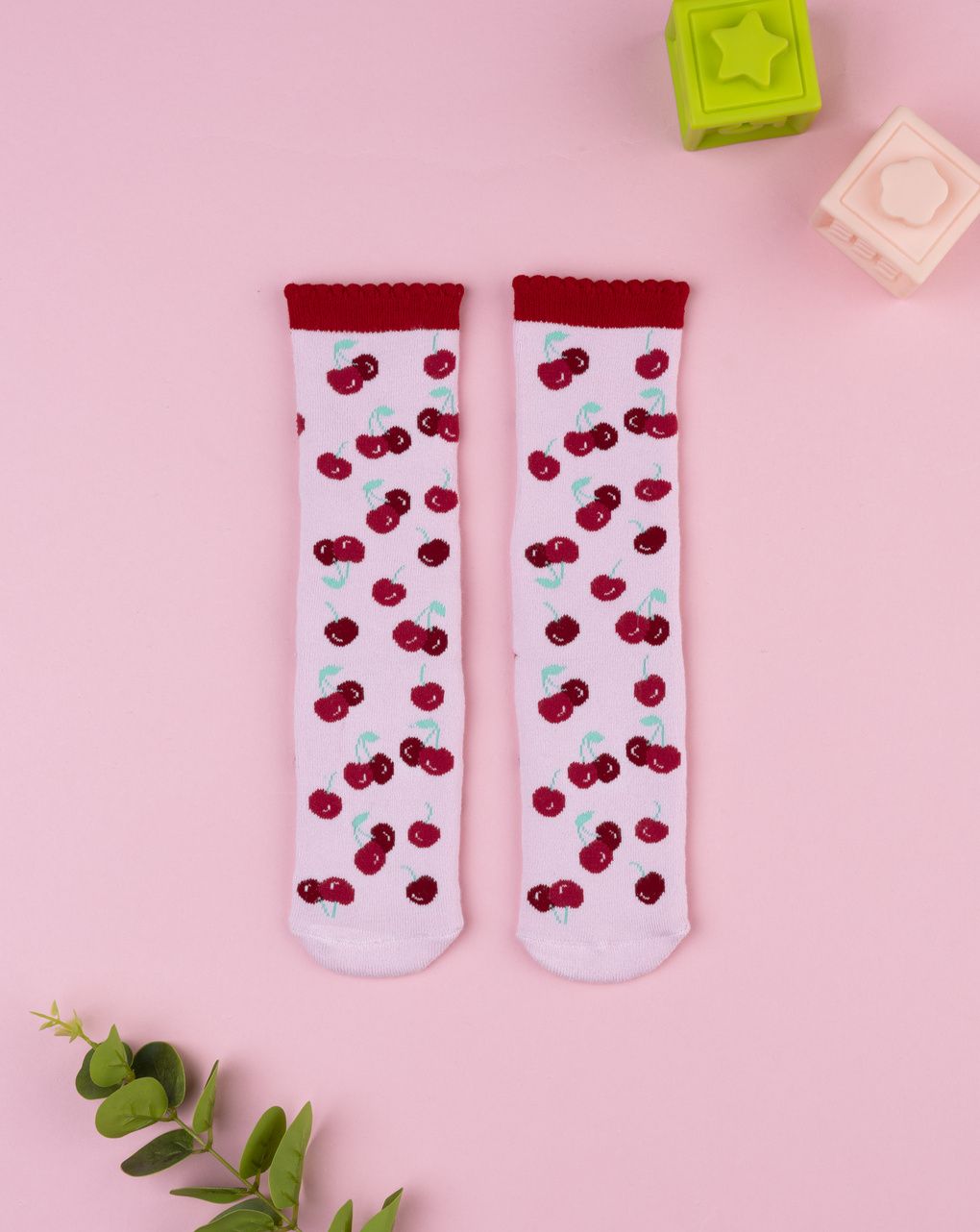 Antiscivolo bambina ciliegie