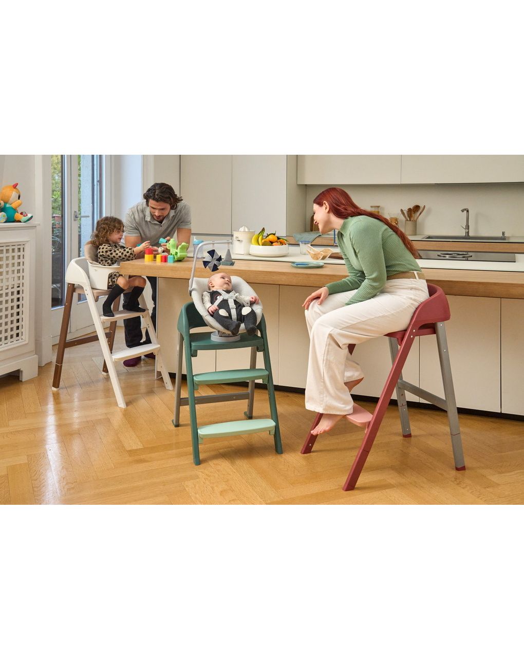 Sedia evolutiva crescendo up imperial green re_lux- chicco