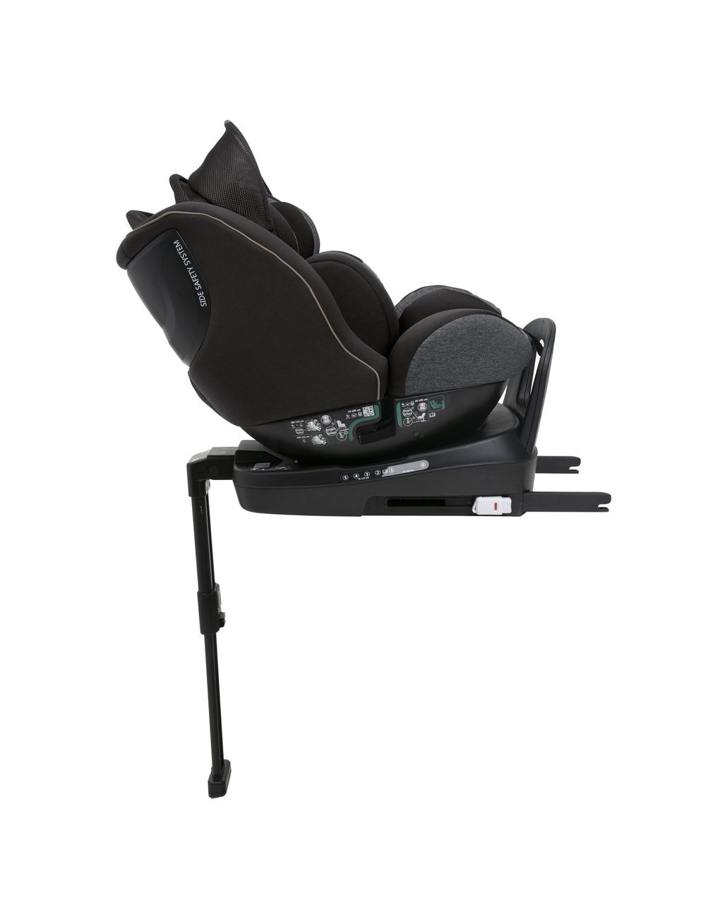 Seggiolino seat3fit air (40-125 cm) black melange - chicco