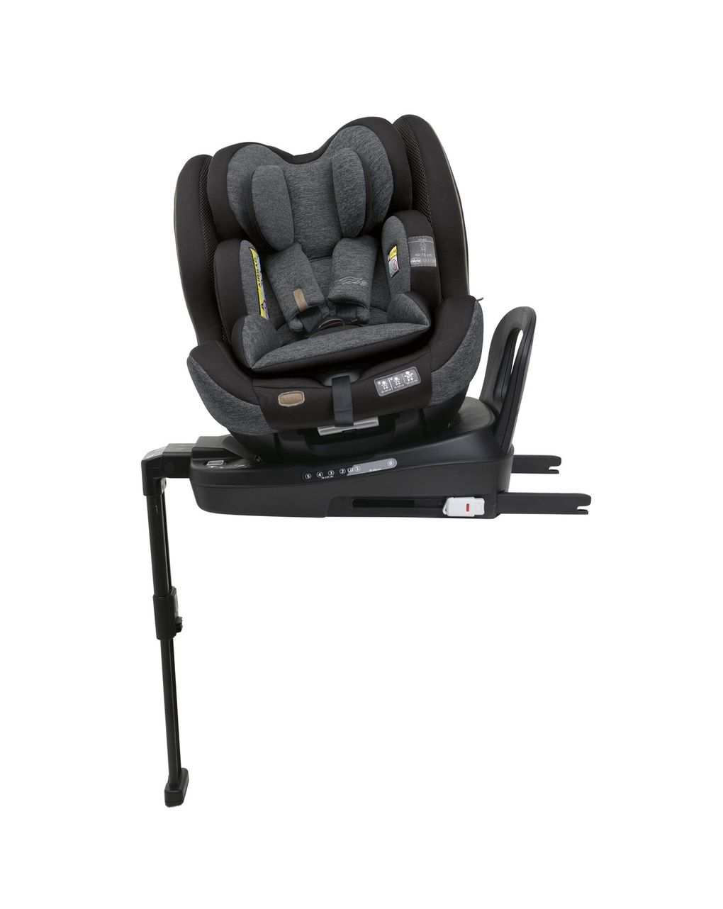 Seggiolino seat3fit air (40-125 cm) black melange - chicco