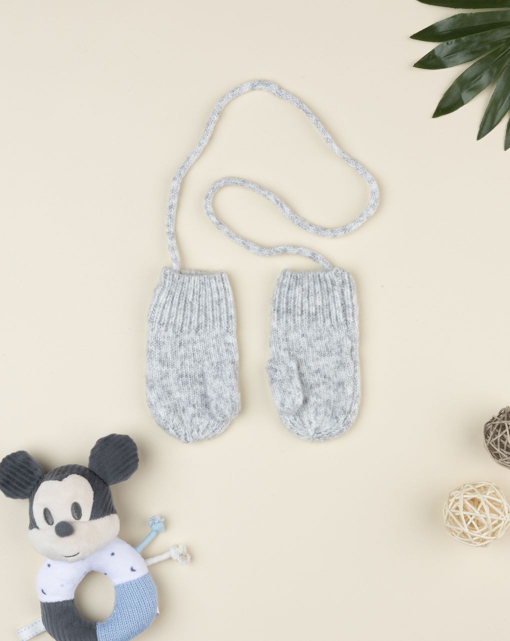 Muffole grigio bambino topolino