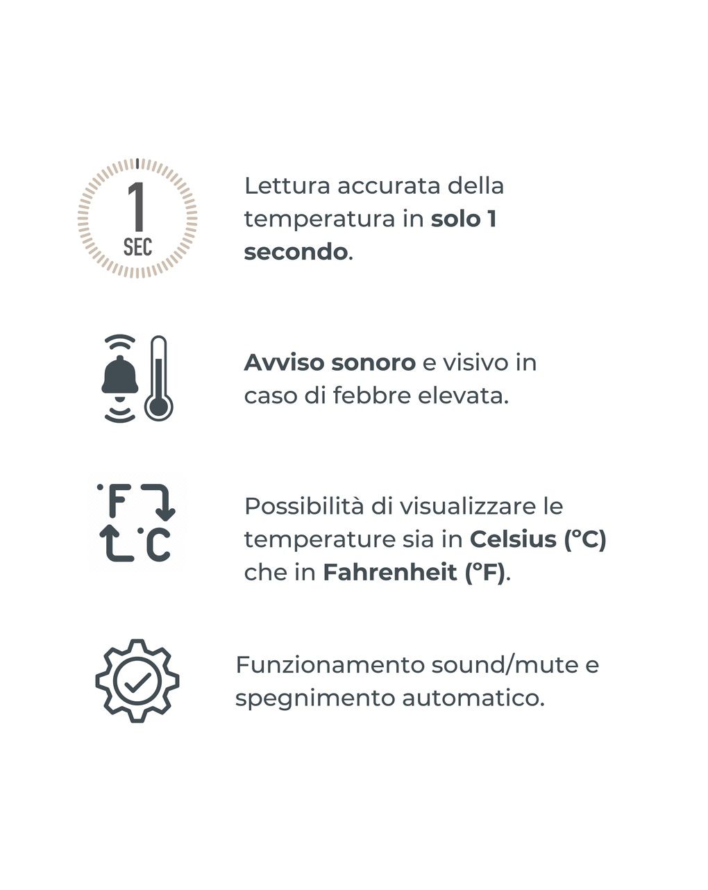 Termometro digitale frontale / auricolare 2075 - nuvita