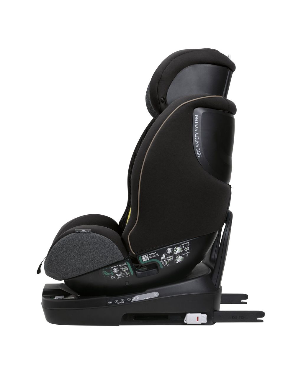 Seggiolino seat3fit air (40-125 cm) black melange - chicco