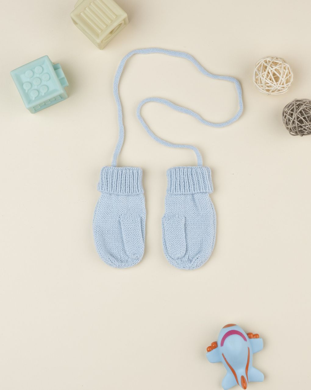 Muffole azzurre bimbo orsetto